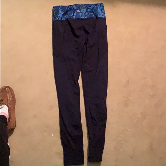 Navy Blue Lululemon Leggings - Picture 6 of 7